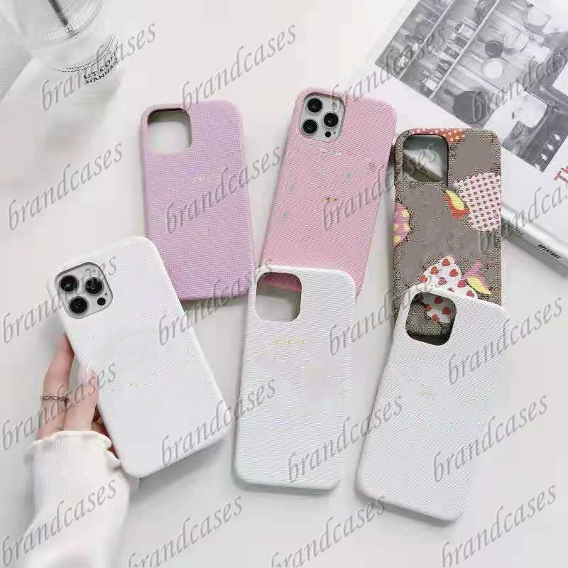 

Luxury Custom Pattern Pink apple Case For Apple iPhone 12 11 Pro XS Max Cover 7 8 Plus XR 12 pro max x Phone Accessory Bag