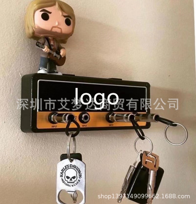 

Guitar speaker style key chain gift key base JCM800 Marshall