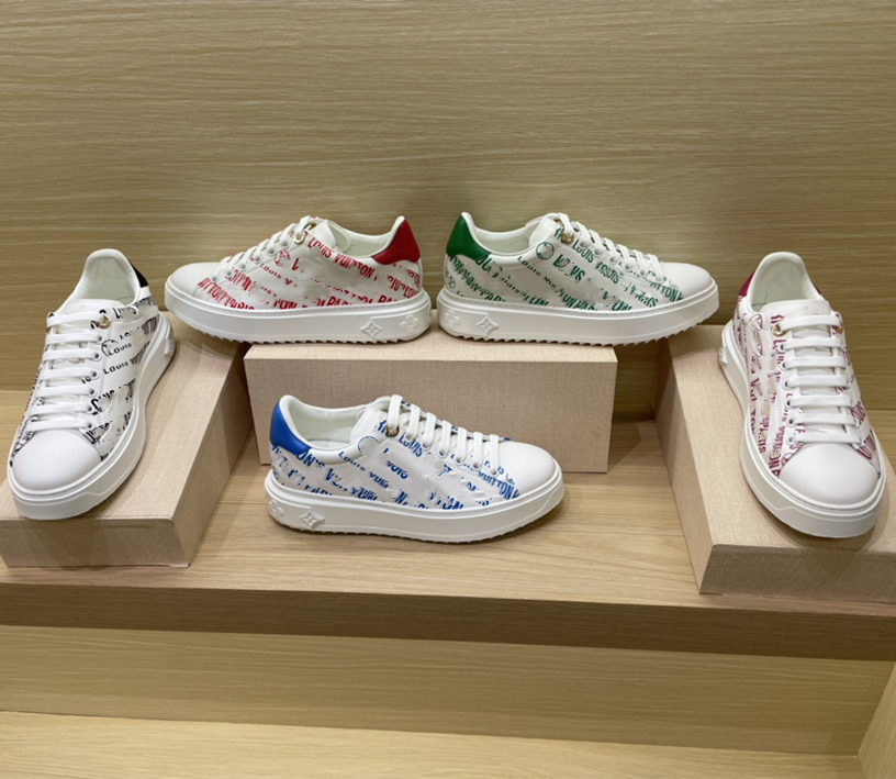 

Women's shoes famous brand shoe 2021 autumn new leather leisure low top letter printed sports board thick sole single lace up breathabl, Black