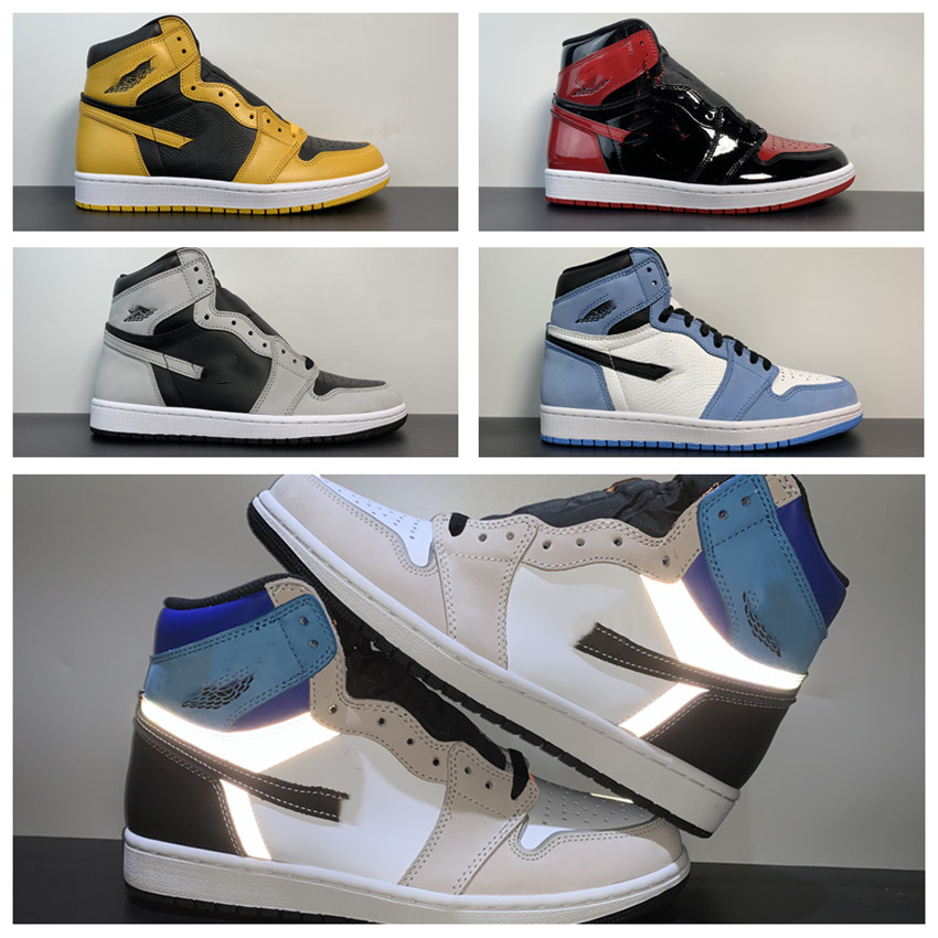 

kicks88 wholesaler 2021 High OG Pro Jumpman 1 basketball shoe Mens Womens Multicolor splicing fashion outdoor sneakers Dc6515 100