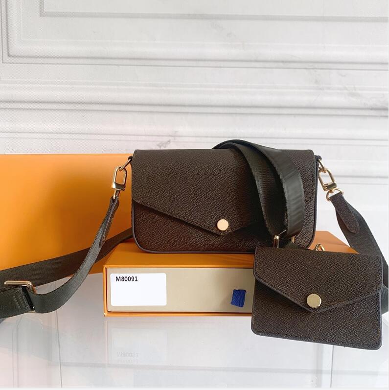 

MULTI POCHETTE FéLICIE shoulder bag Luxury designer women's handbag crossbody highquality fashion waistbag M80091, Green