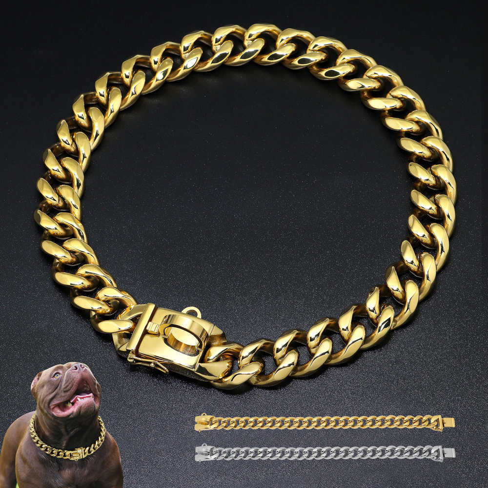 Collare per Cani Argento Collare Inox cani con Fibbia di sicurezza,Dog Catena in Metallo,catena per cani da passeggio resistente alla masticazione da 15mm,Dog Fibbia Collare per Cani Argento Collare Inox cani con Fibbia di sicurezza,Dog Catena in Metallo,catena per cani da passeggio resistente alla masticazione da 15mm,Dog Fibbia