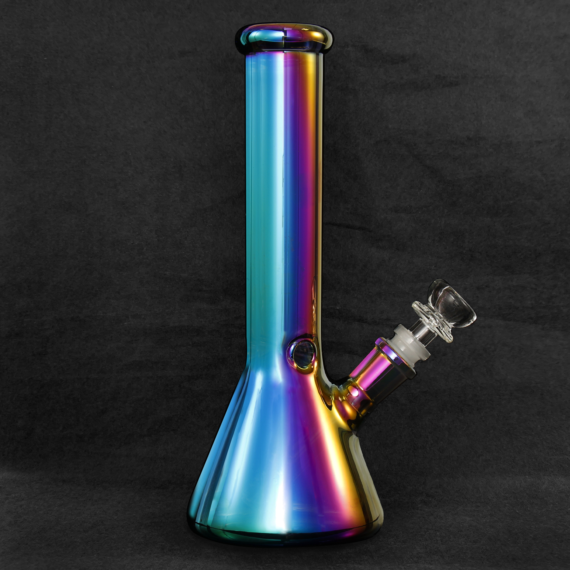 

REANICE Handmade Bongs Glass Water Bong for Smoking 14.5mm Colourful Beaker Hookah with Donestem
