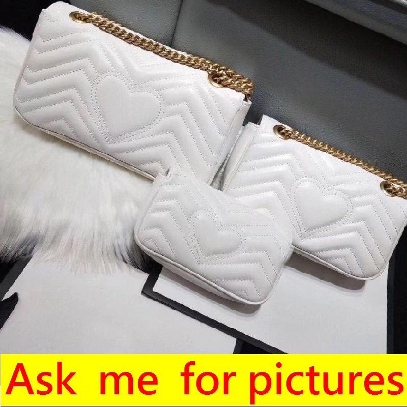 

Top quality fashion shoulder bag Hobo woman classic genuine leather Sling luxury designer handbags lady banquet party black chain Messenger with box Crossbody Bags, Yellow