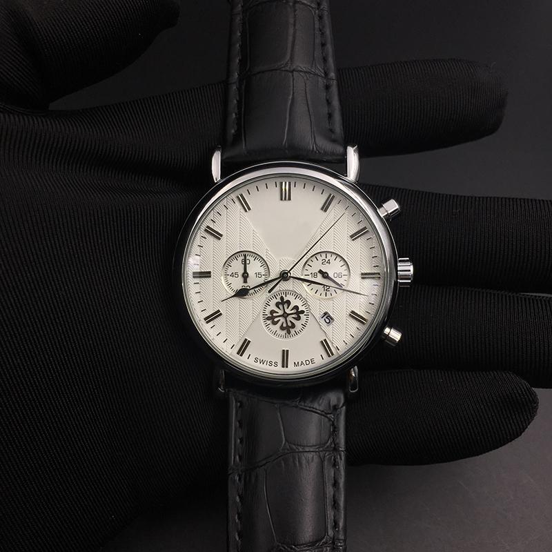 

Luxury Orologio PH brand watch casual men watches fashion dress Reloj designer leather strap quartz movement wristwatches