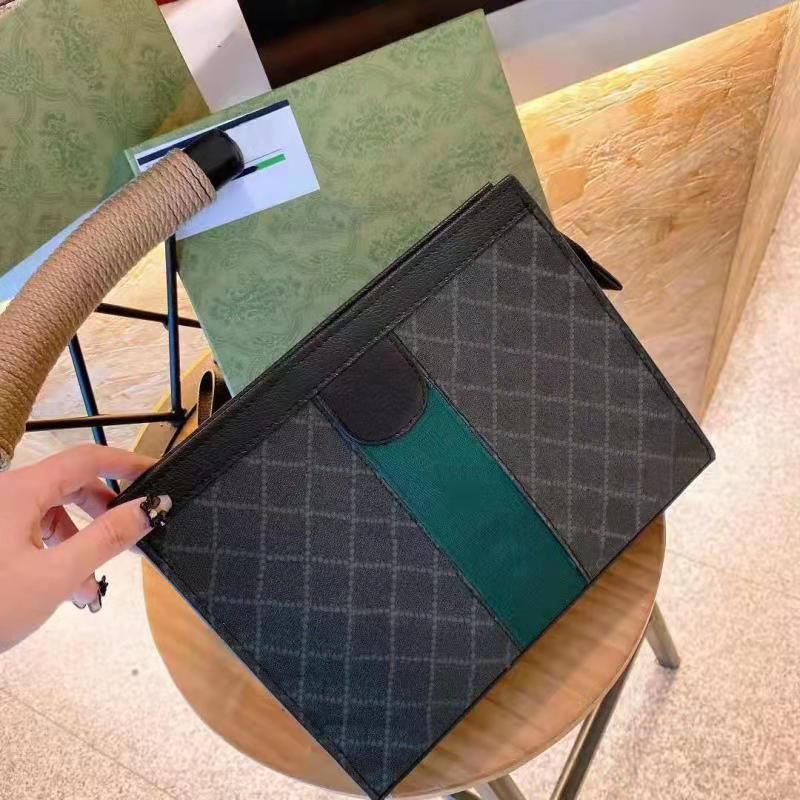 

Suitable for fashionable men's leather bags large capacity . Size: 25cm., Black