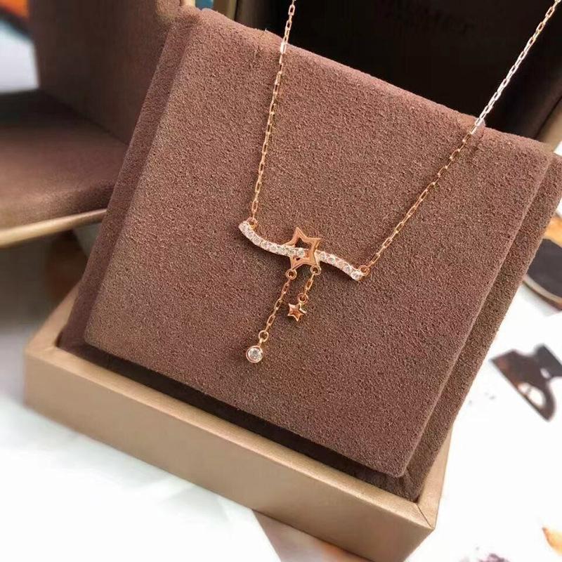 

Pendant Necklaces Huitan Korean Fashion Women's Tassel Necklace Partysu Star Simple Stylish Girl Jewelry Drop