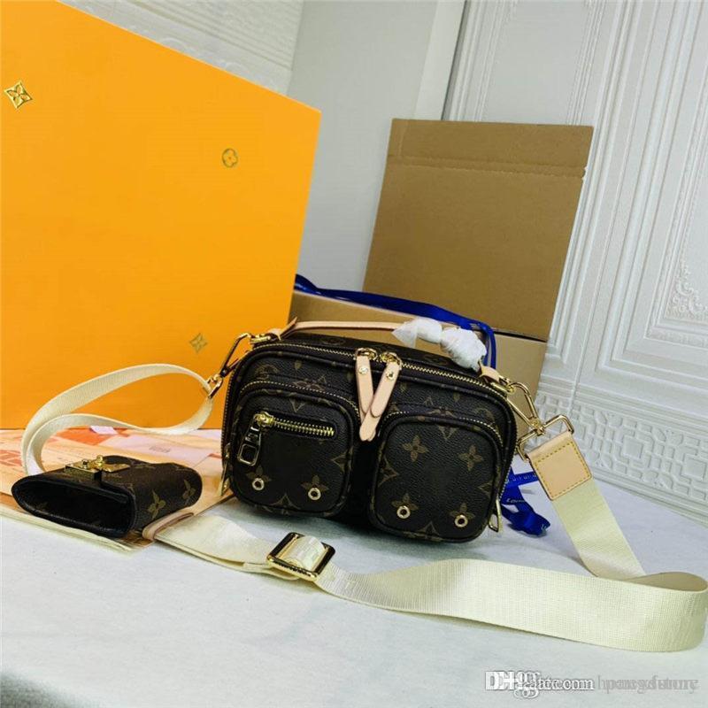 

Messenger Multi Pocket Patchwork Eclipse Shoulder Purse Size: 20*14