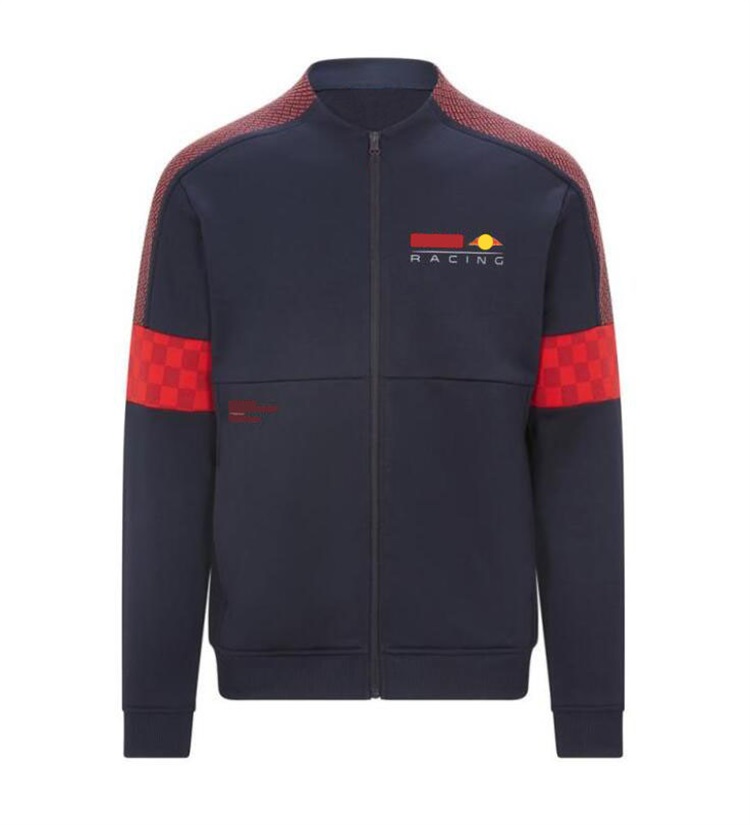 

2021 F1 racing suit long-sleeved zipper jacket jacket autumn and winter jacket plus velvet warm sweater formula one custom racing suit