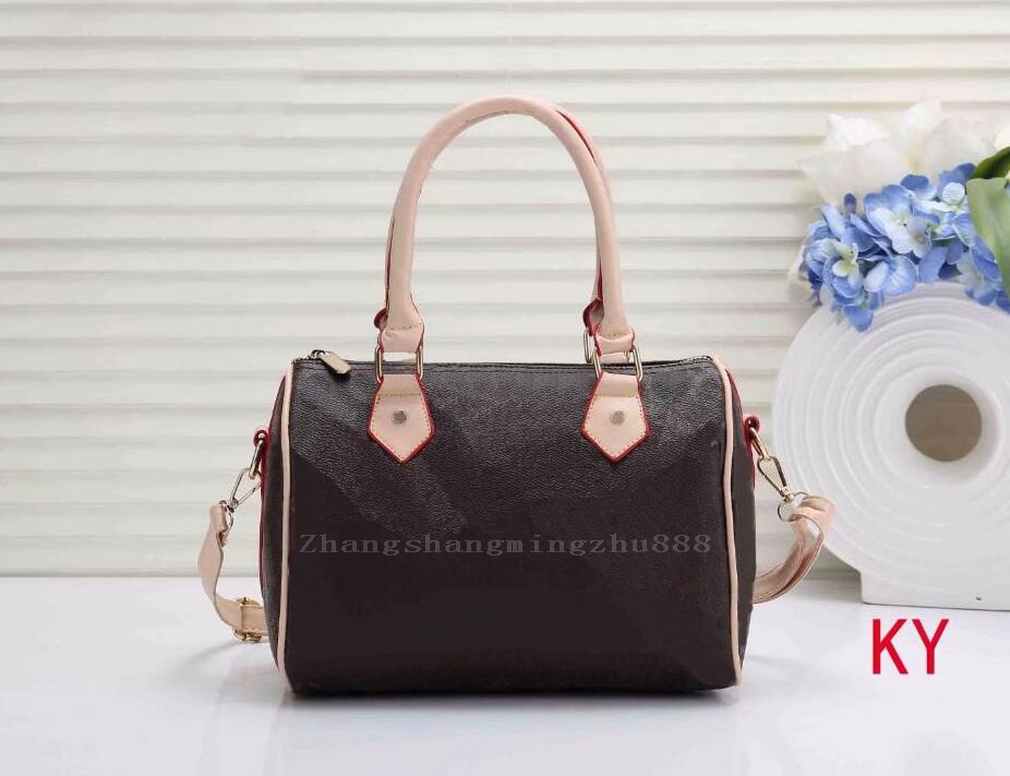 

Women Totes Party Handbag Purse Fashion Travel Bags wallet High Quality Lady Shoulder Bag With strap 30CM, Brown plaid