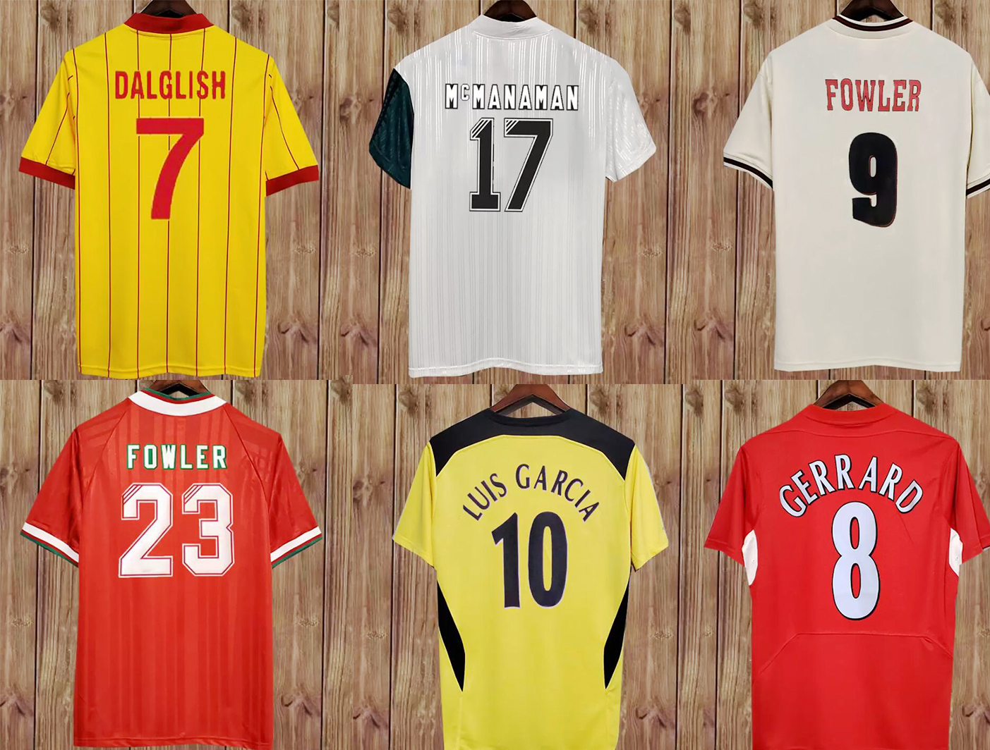 

1993 1995 DALGLISH HESKEY Mens Retro Soccer Jerseys McMANAMAN FOWLER GERRARD TORRES KUYT Home Away 3rd yakuda training Dropshipping Accepted 2022 old, 2006 2007 a3rd white