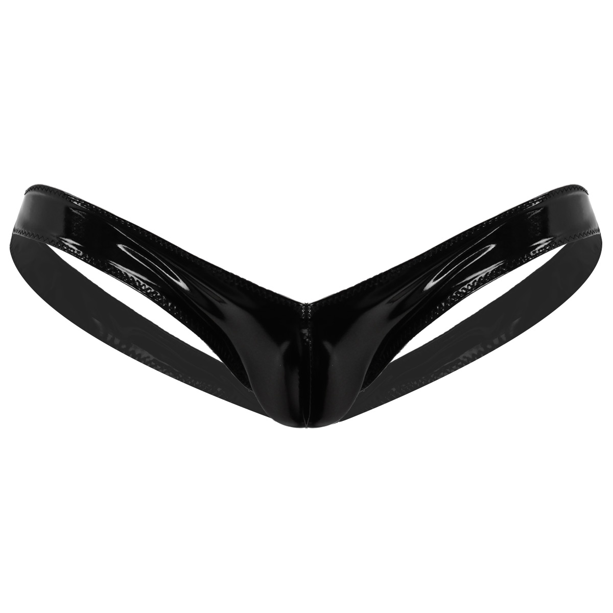 

Mens Lingerie Panties for Exotic Clubwear Costumes No Waist Bulge Pouch Open Butt Mini Jockstraps Thong Briefs Underwear