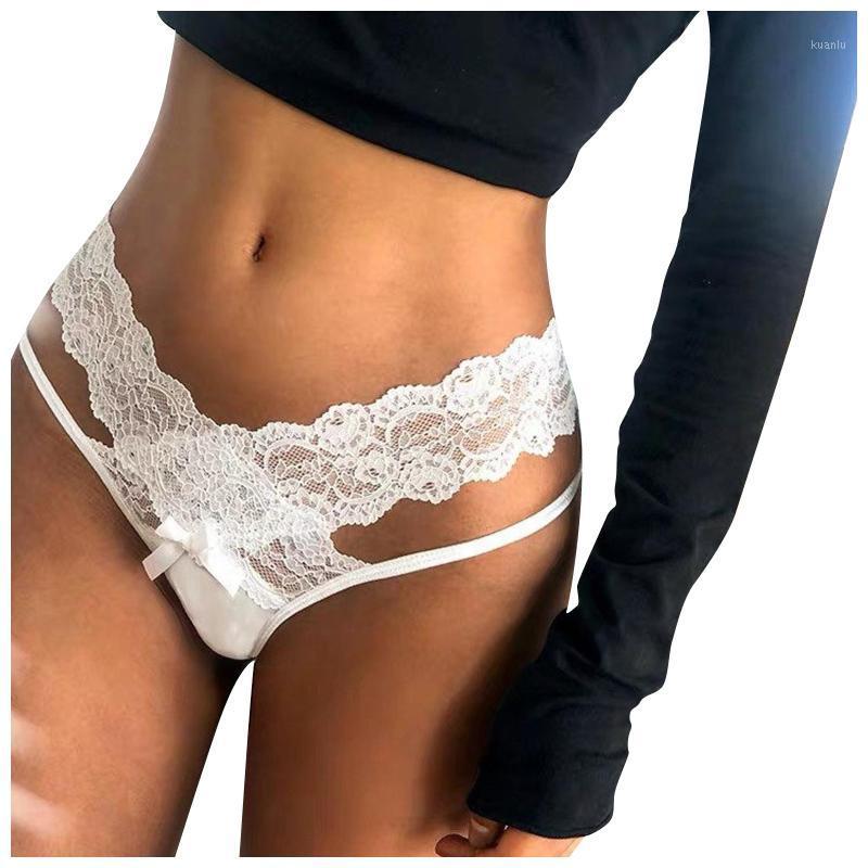 

Lace Thong Panties T Back Lingerie Soft Comfortable Elegant Sexy Nightwear Female Underwear Erotic Set Women, Black