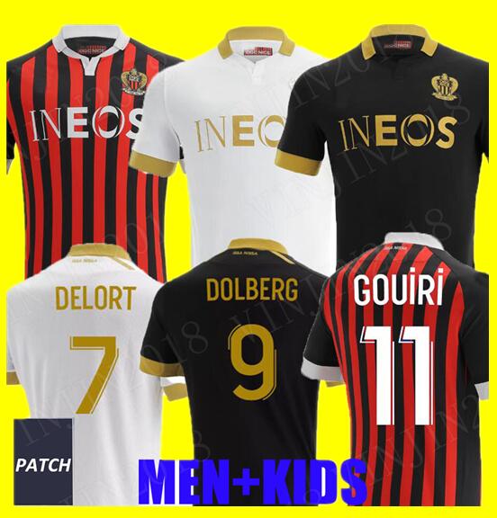 

21/22 OGC Nice Soccer Jerseys ATAL TODIBO KLUIVERT CLAUDE MAURICE SCHNEIDERLIN GOUIRI maillot de foot LEMINA STENGS LEES MELOU, Away