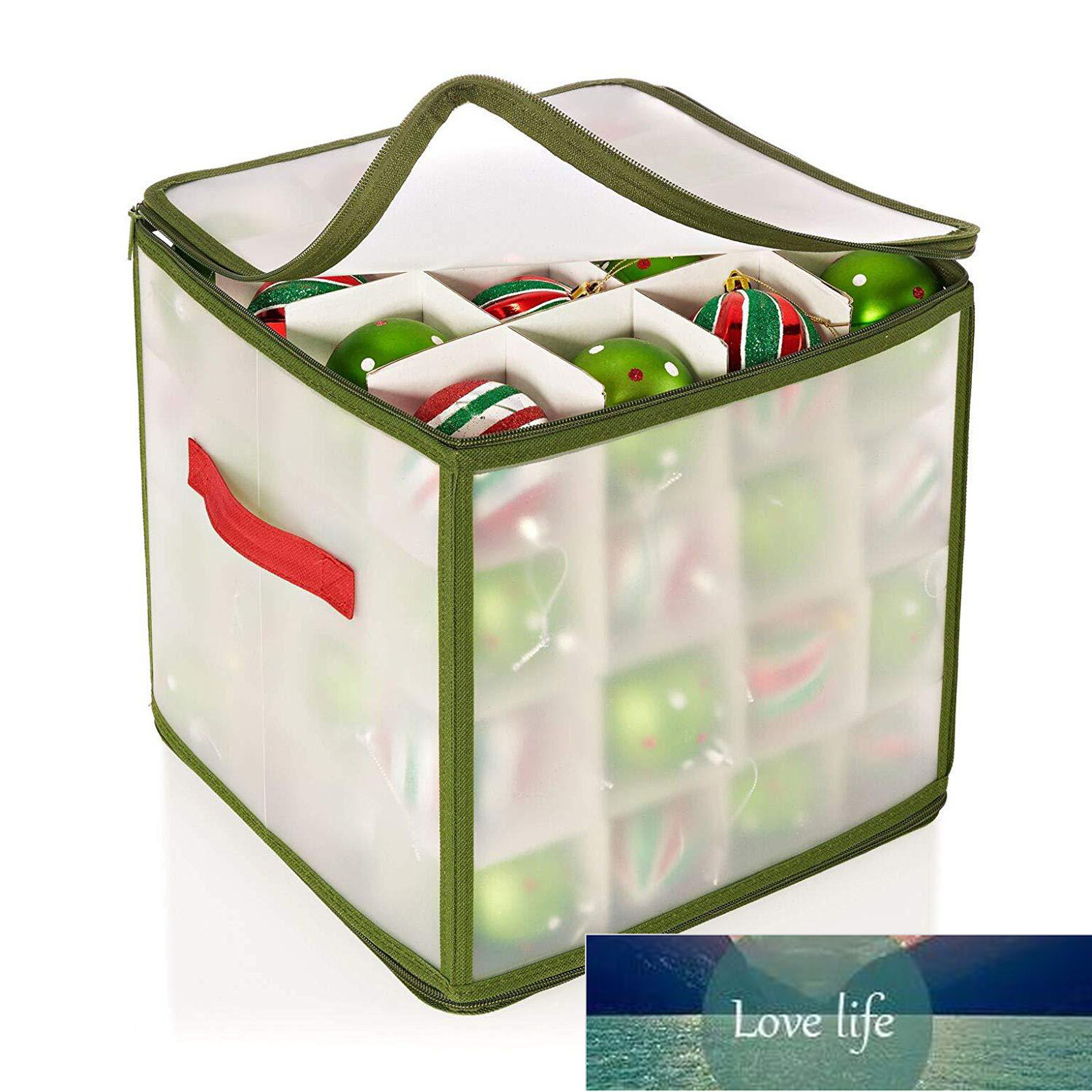 

64 Baubles Storage Box Christmas Xmas Tree Decorations Organiser Christmas tree ornaments storage box Bauble Storage Divider