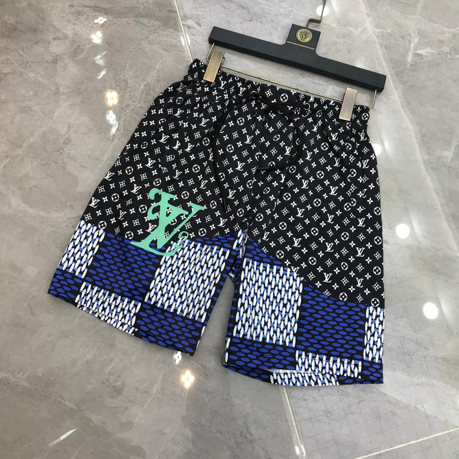 

2021 Mens Designers Shorts Summer Fashion Streetwears Clothing Swimwear Print Board Beach Pants Male Swim Short, White;black