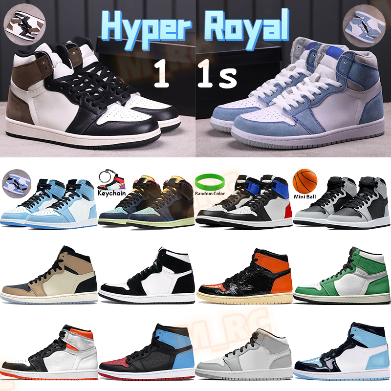 

Hyper royal ai 1 1s basketball shoes men sprots trainers university blue UNC twist SP top 3 lucky green shadow silver toe chicago high mens sneakers, Bubble wrap packaging