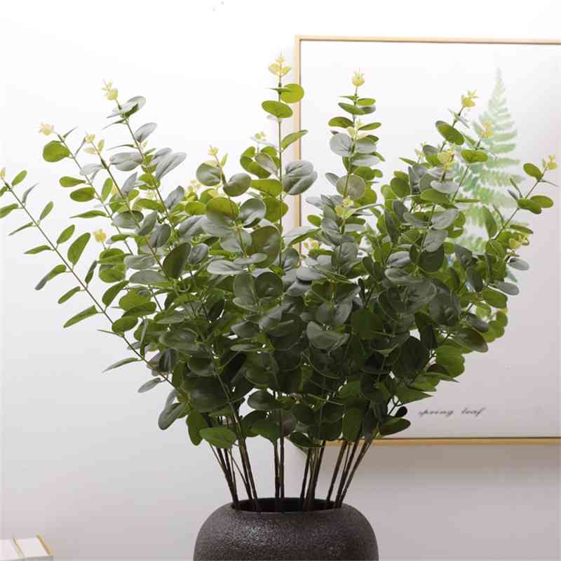 

Simulated eucalyptus flower arrangement materials indoor decoration simulated plant leaf photography props