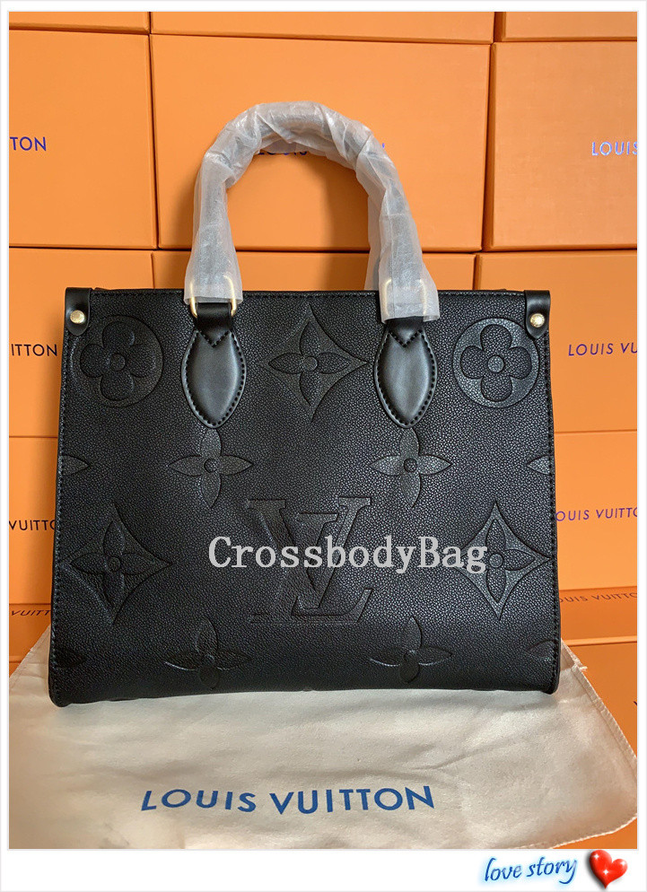 

Shoulder Bags Women Leather Luxury Designer Handbag Female Fashion Messenger Crossbody Bag Purse Lady LV Louis 1 Vitton, Red;black