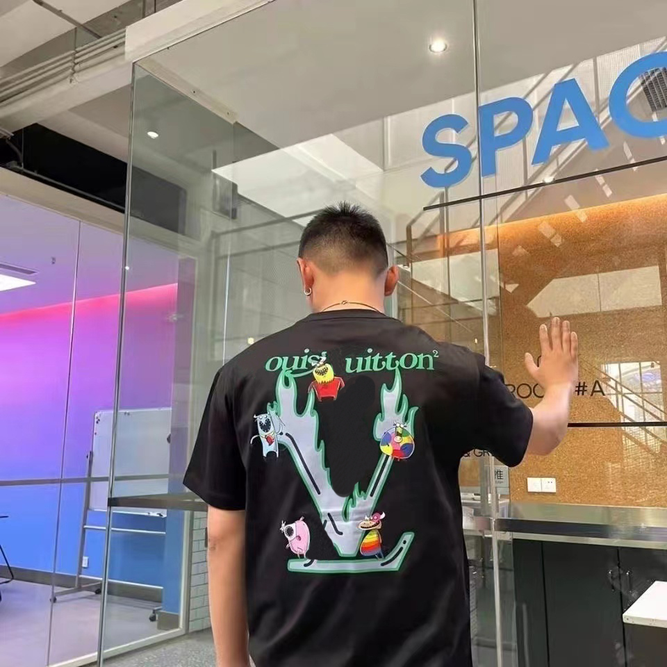 

2022 ss Mens Designer Clothes T Shirt fashion high quality Large size Enlarge code clothing Watches Monclair summertime cotton Round neck