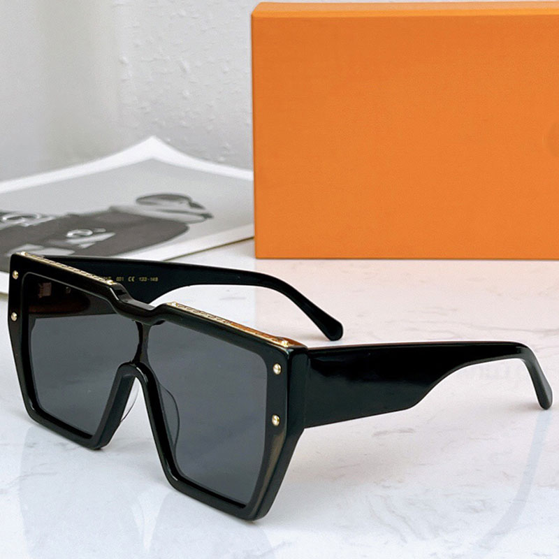 

Fashion sunglasses Z2301E men and women luxury million club glasses wild square designer black white frame travel driving vacation glasses UV400 with box