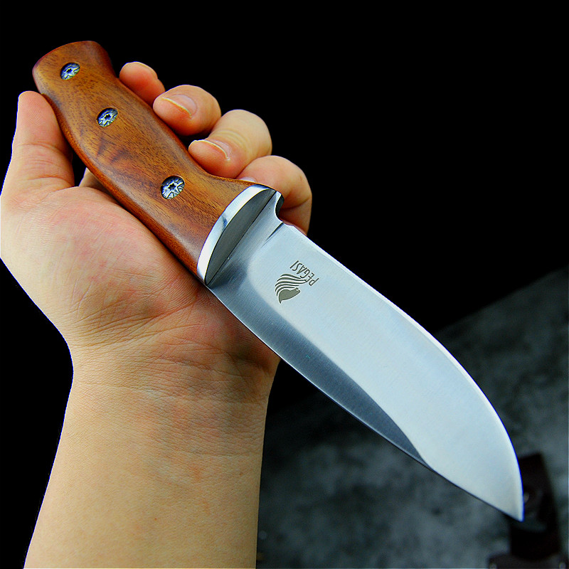 

PEGASI Japanese mirror ight high quaity 9CR18Mov tactica knife outdoor hunting knife outdoor defensive sharp camping knife
