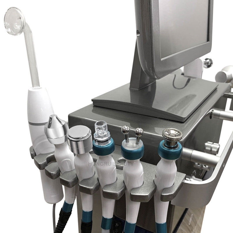 

New arrival Skin Care 9 in 1 diamond hydra dermabrasion facila deep cleaning machine Multi-Function facial hydrating/ Beauty salon equipment