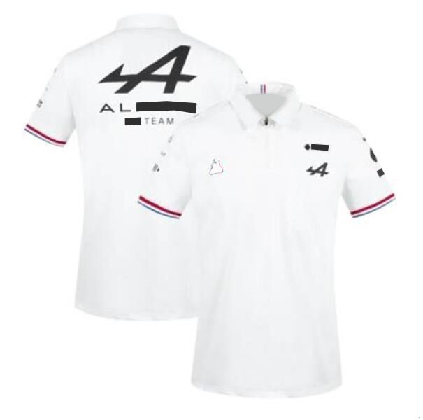 

2021-F1 racing suit team polo short-sleeved polyester quick-drying lapel T-shirt can be customized