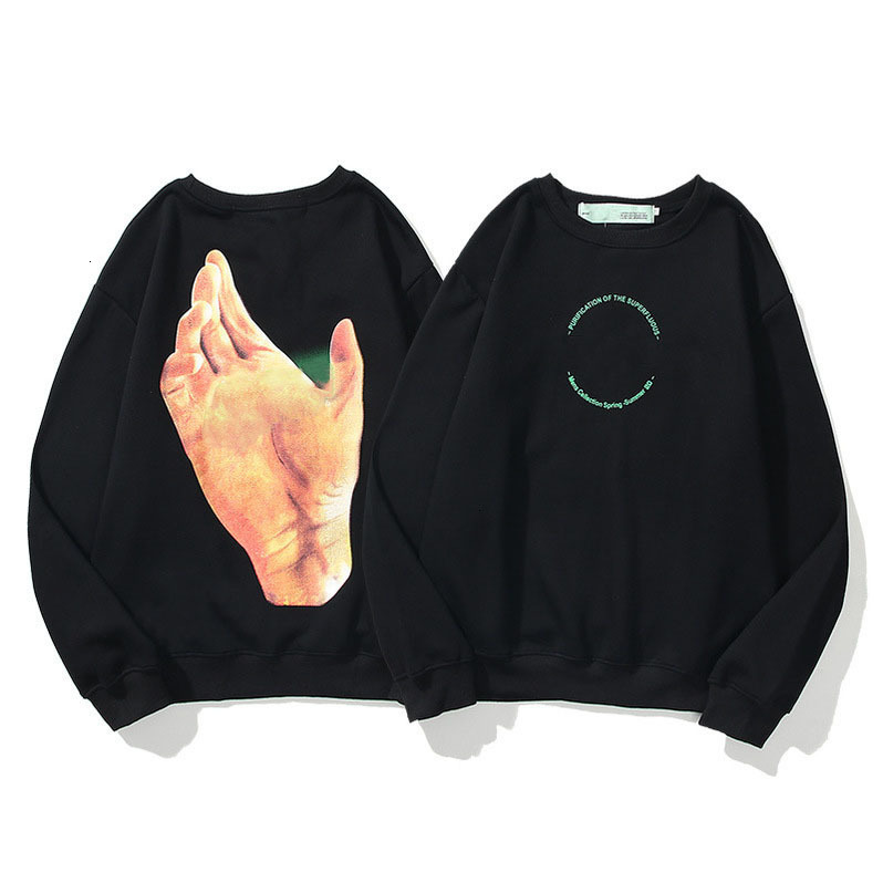 

Trendy Brand Jacket Designer Hoodies Early Autumn Back Palm Print Round Neck Pullover For Men And Women I Woke Up Like This Sweatshirts, This item cannot be purchased