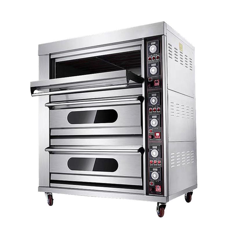 

Bread Makers Commercial Electric Oven Three-tier Six-pan Large-capacity Cake Moon Biscuits Pizza Multilayer