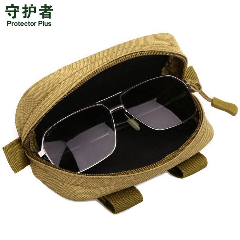 

Waist Bags Tactical Glasses Box Protector Plus Nylon Outdoor Sports Bag Sunglasses Reading Carry Men Military Pouch