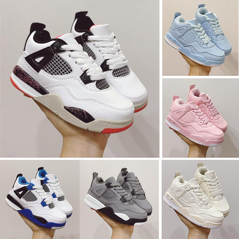 

Infant Sail SP 4S IV Childrens Basketball Shoes Bred Royal Blue Toddler Pink JD4 Trainers Pure Money White Boys LS Virgils Ablohing Muslin Black Gum Sneakers, 10