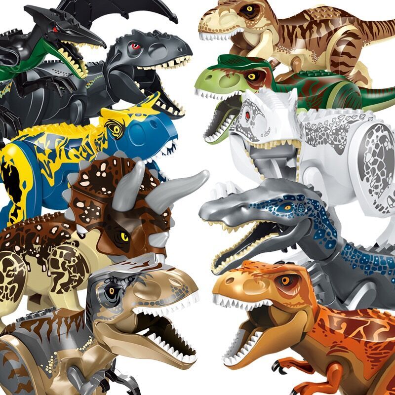 

Jurassic Park World 2 Building Blocks Dinosaurs Figures Bricks Tyrannosaurus Rex Indominus Rex I-Rex Assemble Kids Toys for Boys C0331