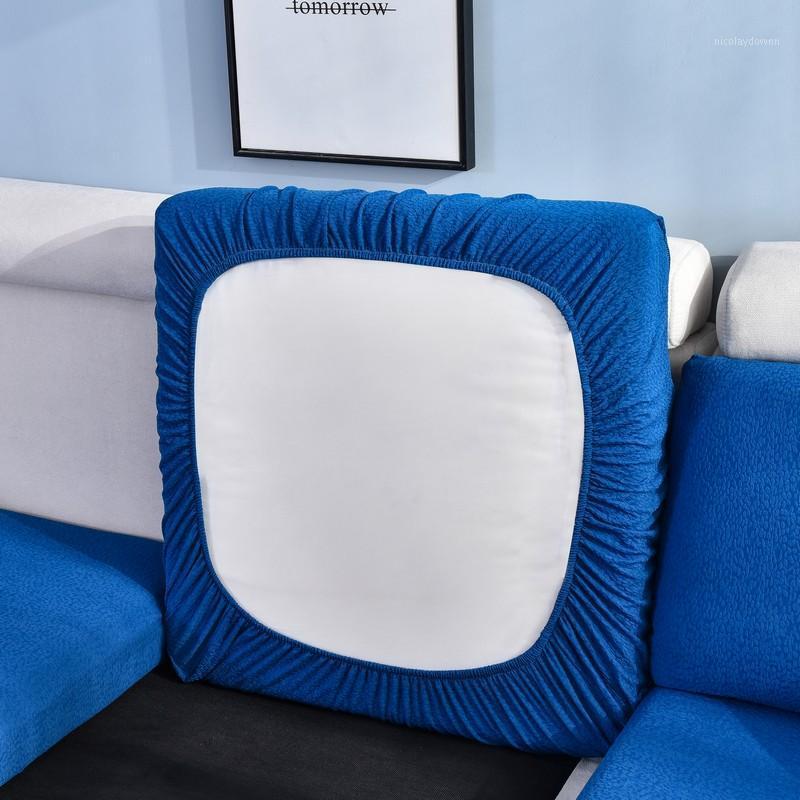 

Chair Covers Spandex WaterProof Protector Jacquard Sofa Cushion Cover Corner Seat Solid Color Thicken Removable