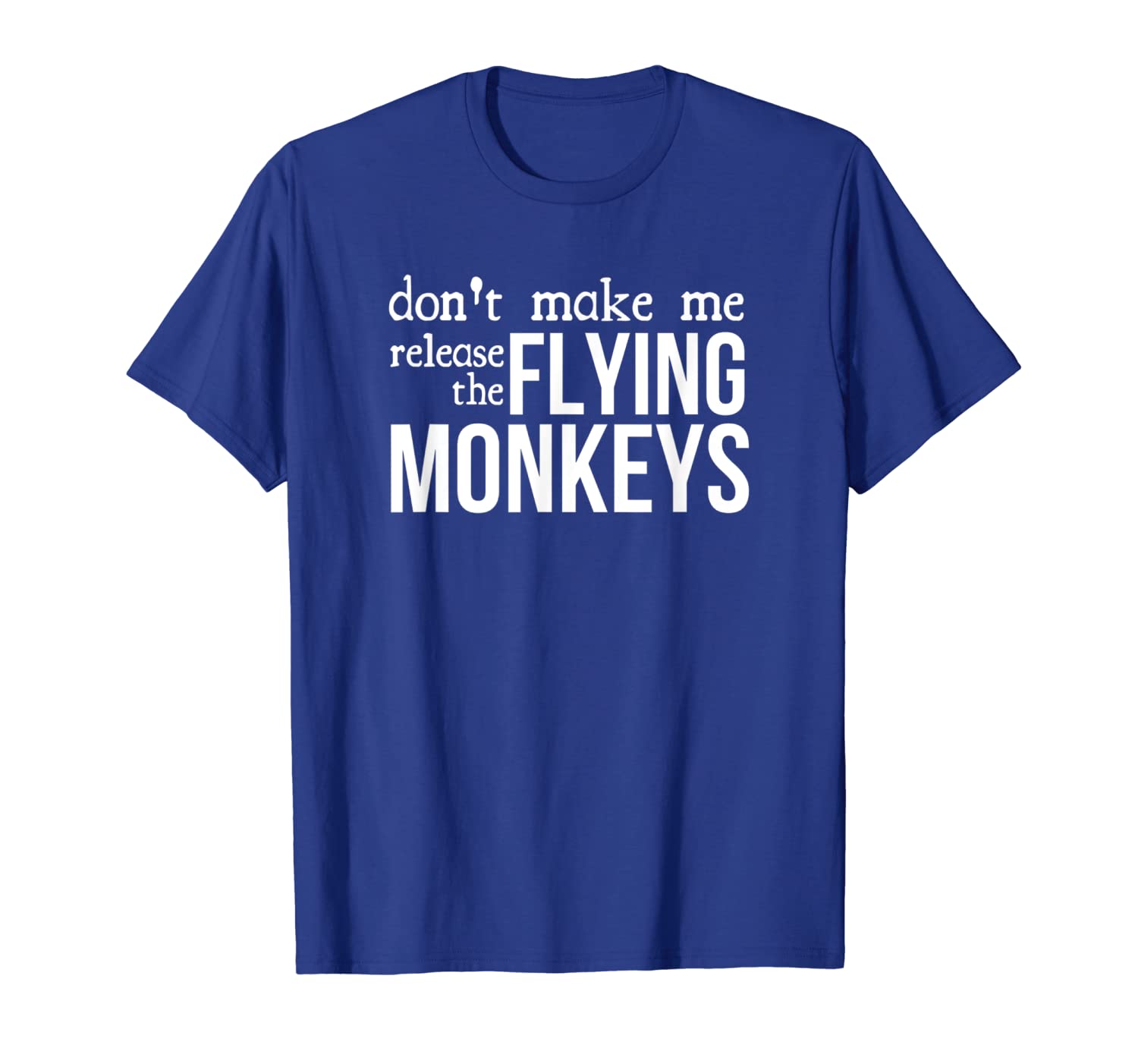 

release the flying monkeys t-shirt funny movie shirt, White;black