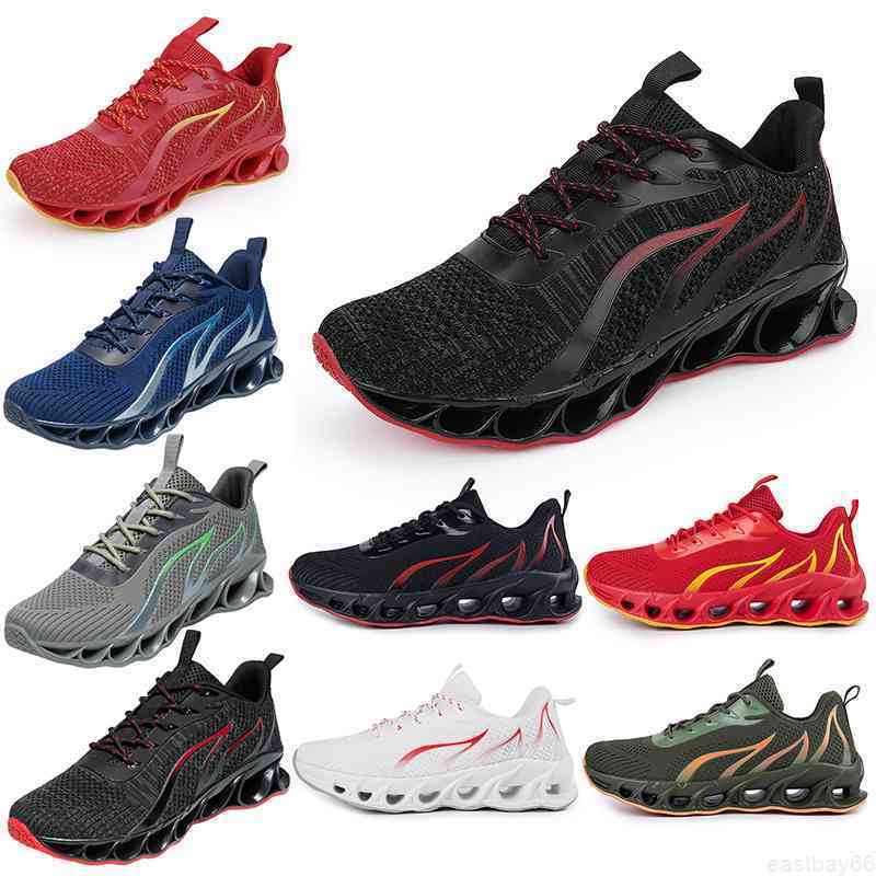 

Running Shoes Non-brand Men Fashion Trainers White Black Yellow Gold Navy Blue Bred Green Mens Man Sports Sneakers #166