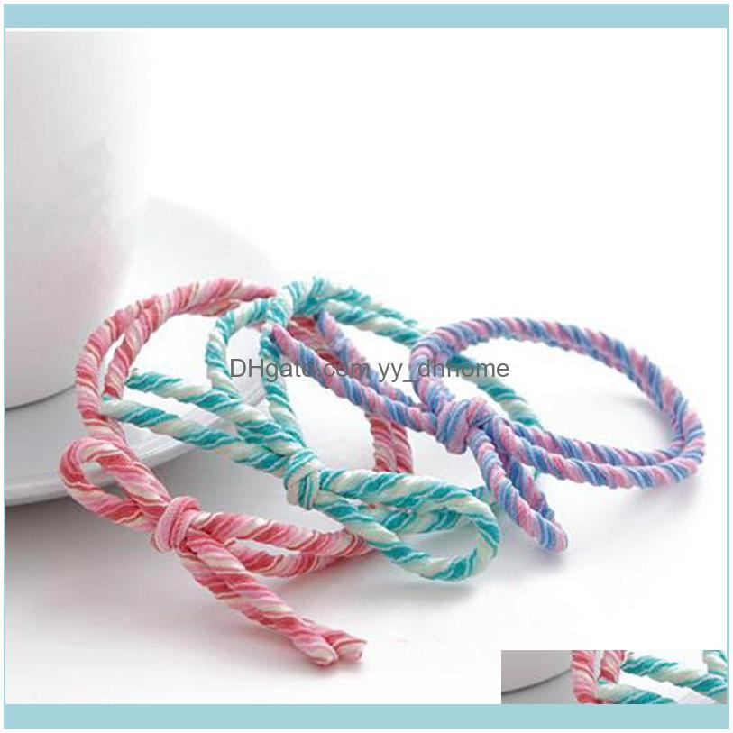 

Jewelry Jewelrykorean Hair Rope Knotted Ring Hairpins Rubber Band Braided Ropes Tied Head Aessories Clips & Barrettes Drop Delivery 2021 Ncz
