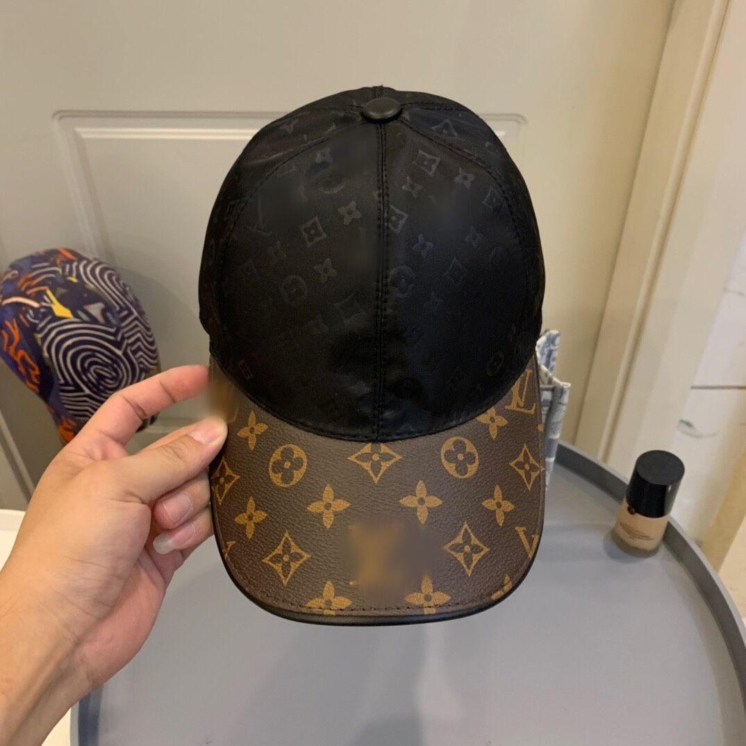 

Brown baseball cap letter printed men women designers caps cappelli firmati Real Picture Fashion Accessories hats, Blue;gray