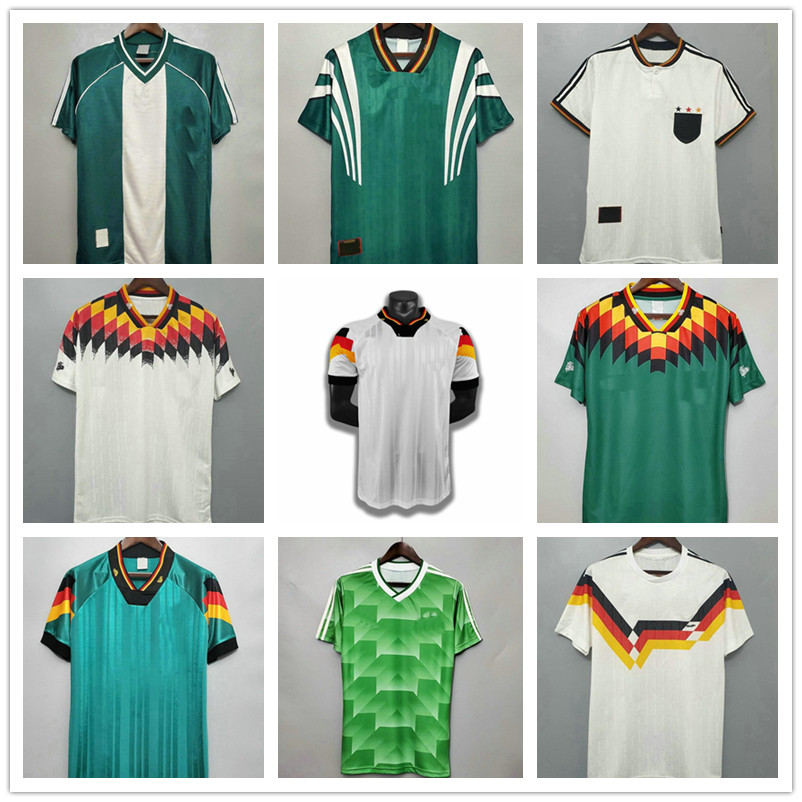 

Top 1988 1990 1992 Germany Retro soccer jerseys 1994 1998 2004 KLINSMANN football shirt KLOSE jersey MATTHAUS maillot de foot