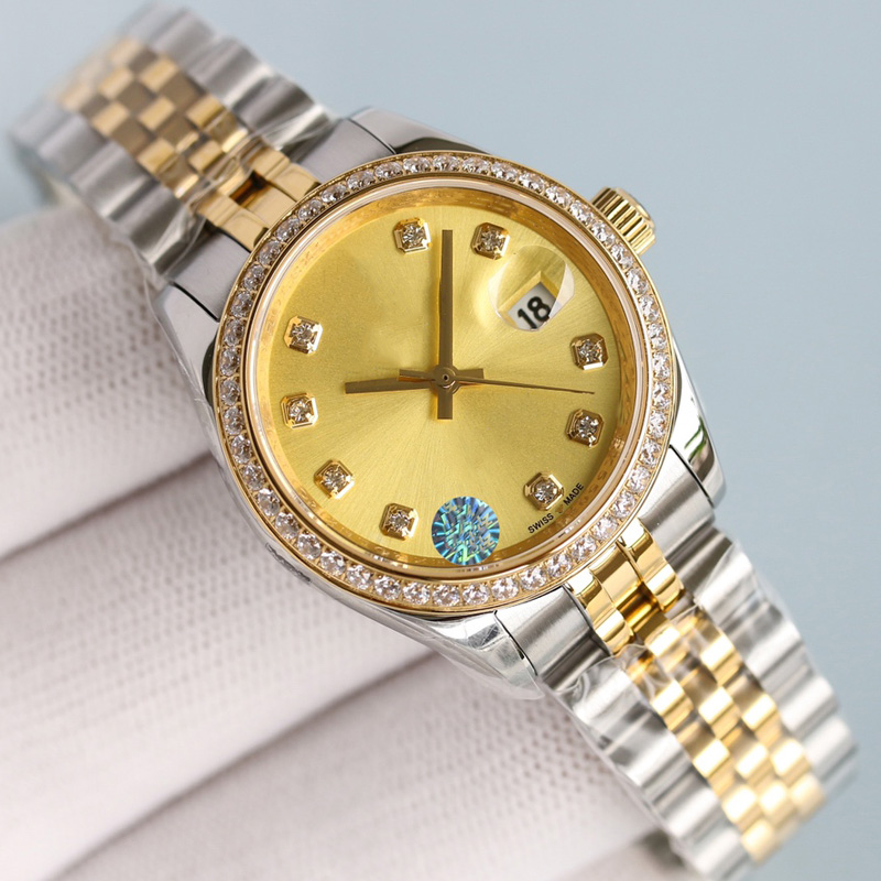 

Automatic Mechanical Watch Casual Mens Watches Oyster Perpetual Foldable Clasp Sapphire Mirror Perfect Quality Waterproof Diamond Wristwatch, Slivery;brown