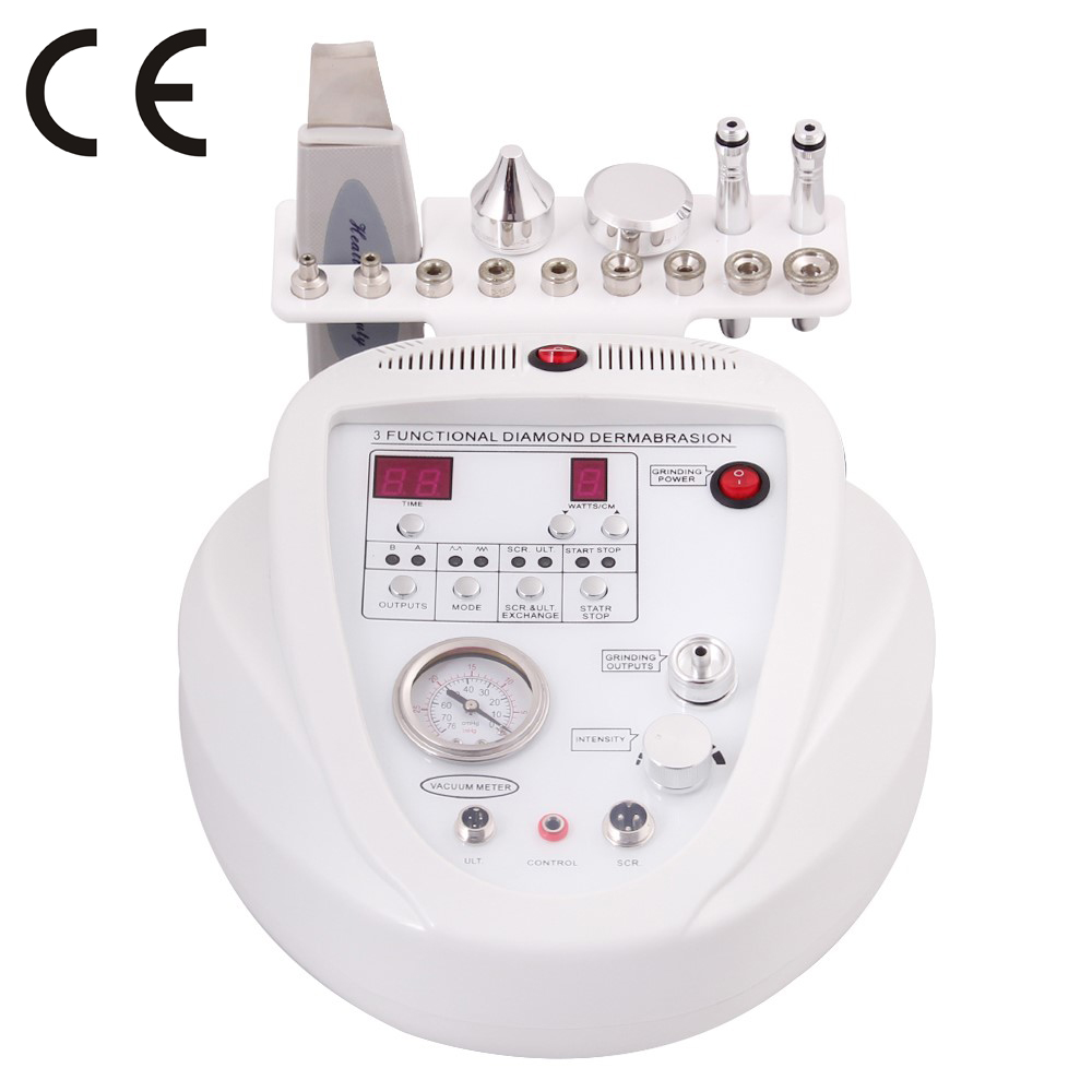 

High quality Face Care Devices Micro Dermabrasion Ultrasonic Scrubber Skin Rejuvenation 3 In 1 Device Elitzia ETSRNF903