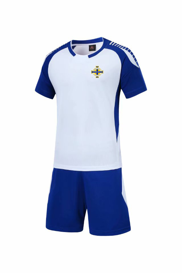 

Northern Ireland national Men's and Kids Kit Tracksuits Jersey Fast-dry Short Soccer Shirt football training suit Short sleeve Custom Logo, No 4