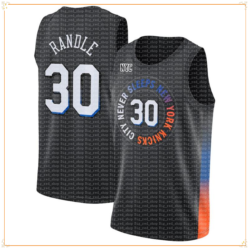 

Julius 30 Randle Jersey New York Knicks Jersey RJ 9 Barrett Julius 30 Randle Derrick 4 Rose Basketball Jerseys Men's, 2021