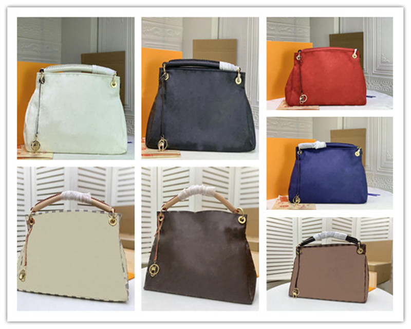 

Designer Luxury Totes Artsy MM Empreinte Leather Handbag Infini M40249 Genuine Tote Bag Cream Damier Azur Shoulder Bag Purple SIZE46, Don't pay it