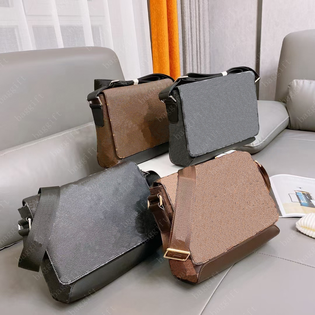 

Modern District PM MM Messenger Bag Monograms Eclipse Coated Mens Designer Leather Shoulder Crossbody Luxurys Postman Purse Check Damier Infini Wallet Flap N40349, No bag;for balance fees