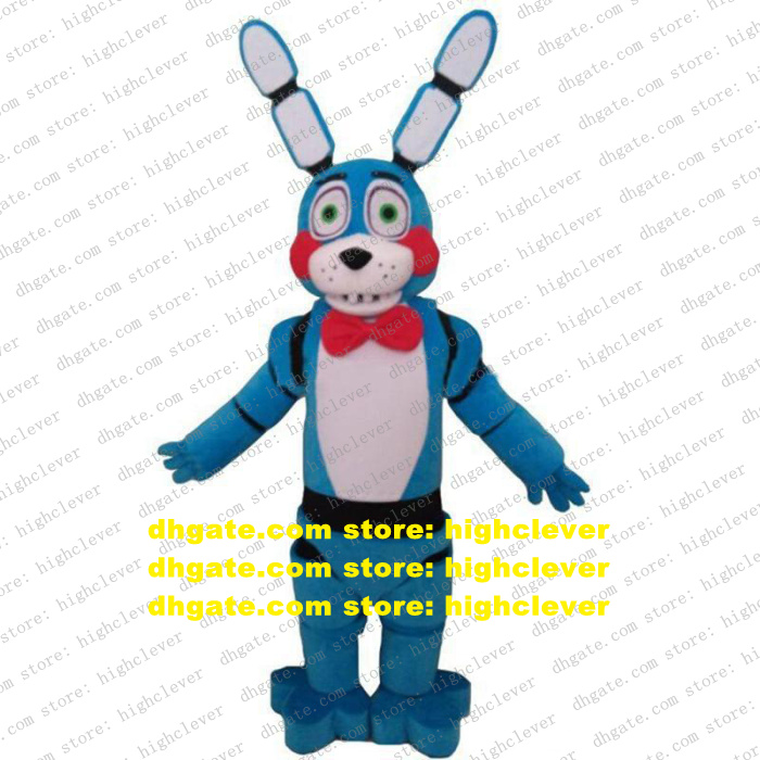 

Five Nights at Freddy's FNAF Toy Creepy Blue Bunny Mascot Costume Adult Campaign Amusement Park CX034 Free Ship, As in photos