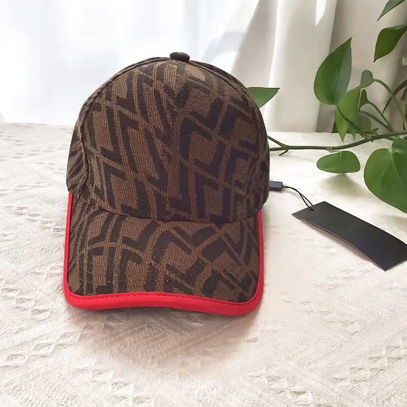 

Designer Hats Womens Embroidery Mens Fashion Letter F Hat Baseball Cap Men Caps Luxury Casquette Beanie Jariser, Brown