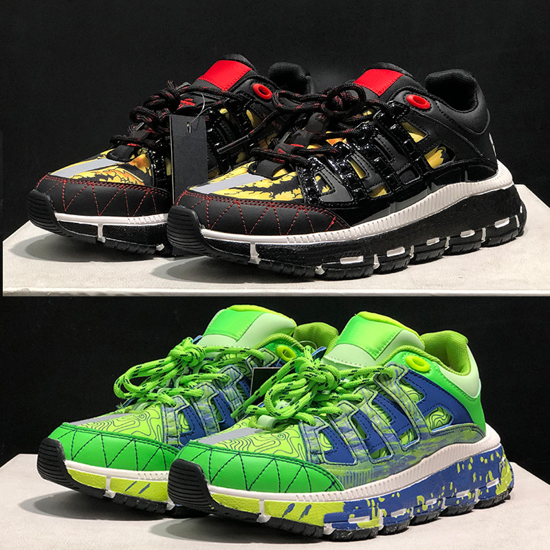 

Top Italy Trigreca sneakers 4.0 casual Shoes green black white print gold gum silver grey fashion original men women track trainers shoe, 01# black white print