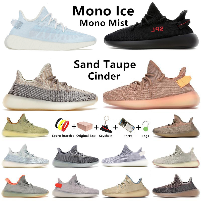

Mono Ice Mist Black Clay kanye men women running shoes Earth Ash Pearl Carbon Zebra Marsh Sand Taupe Bred Blue Tint Cloud White Lundmark mens trainers sneakers, Color#7