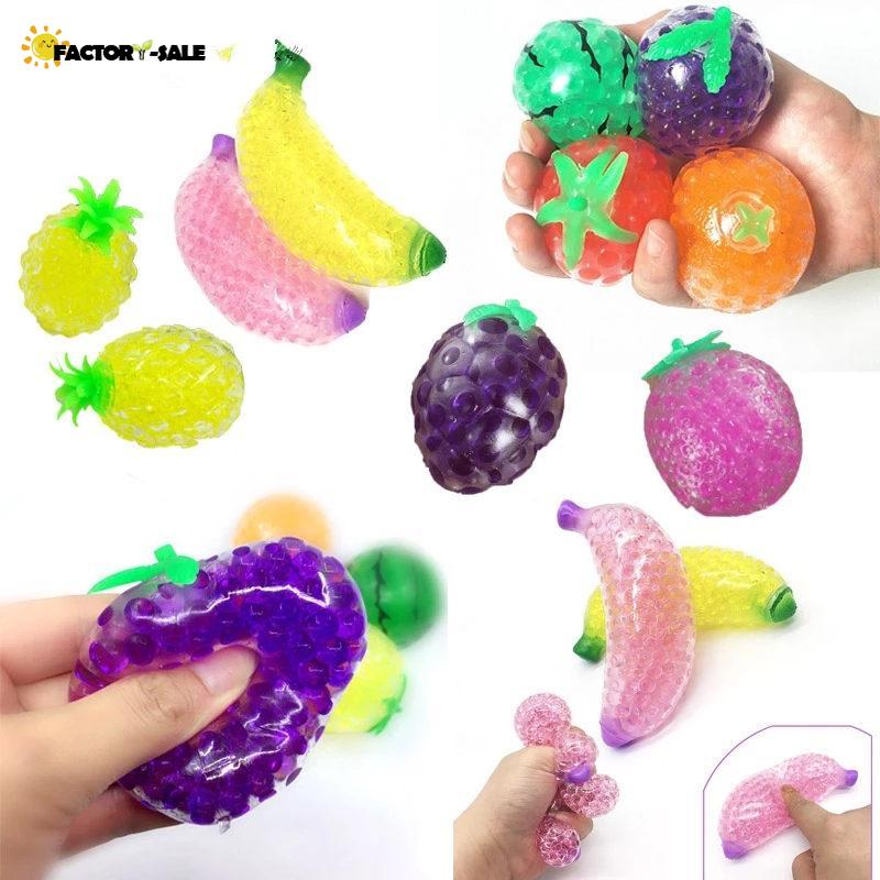 

DHL Fruit Jelly Party Favors Stuff Funny Stress Reliever For Adult Kids Novelty Anti-anxiety Relief Squeeze Squishy Ball Toy FY27
